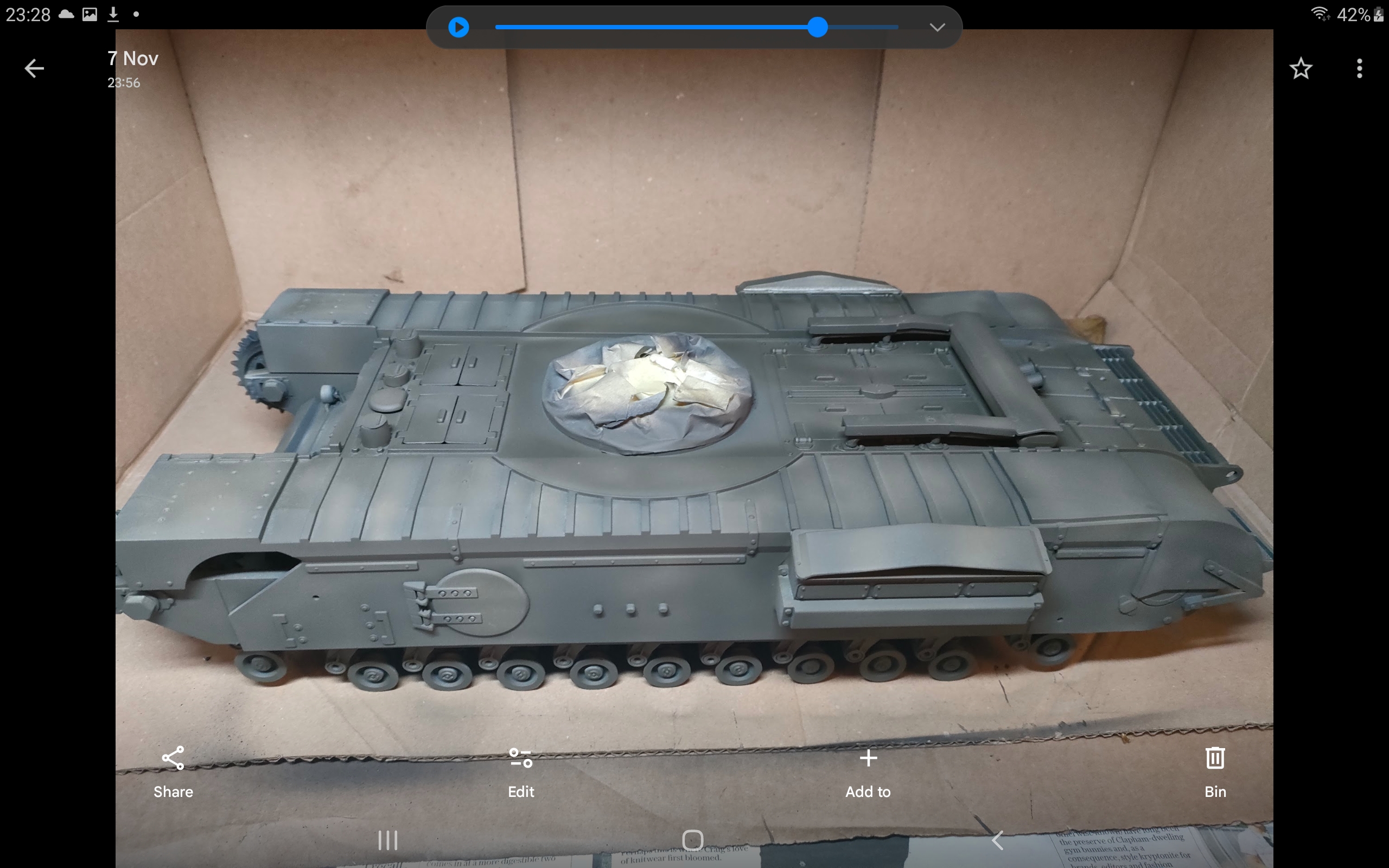 Hull after olive green topcoat