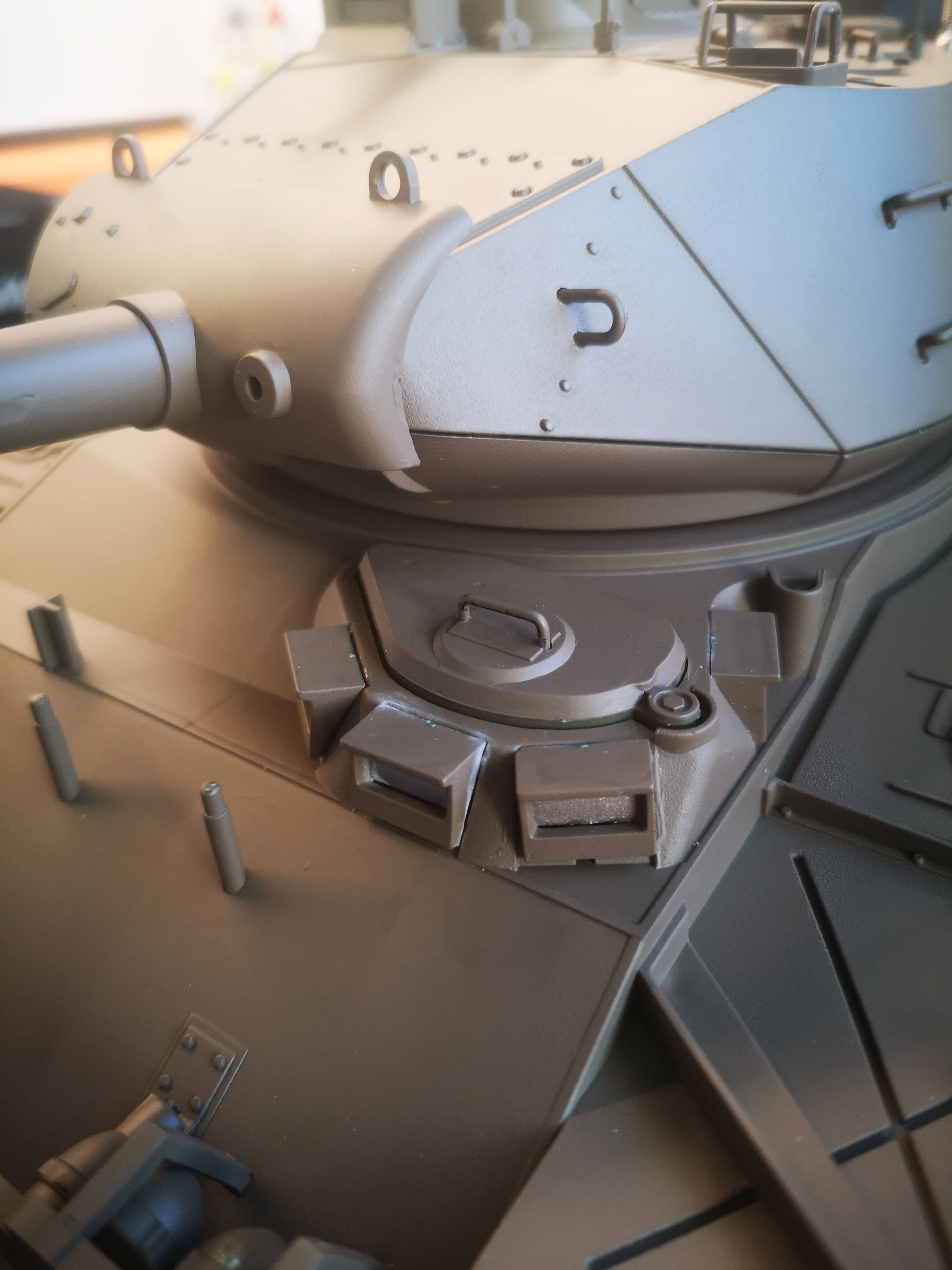 Periscope correction, some filling and painting to complete