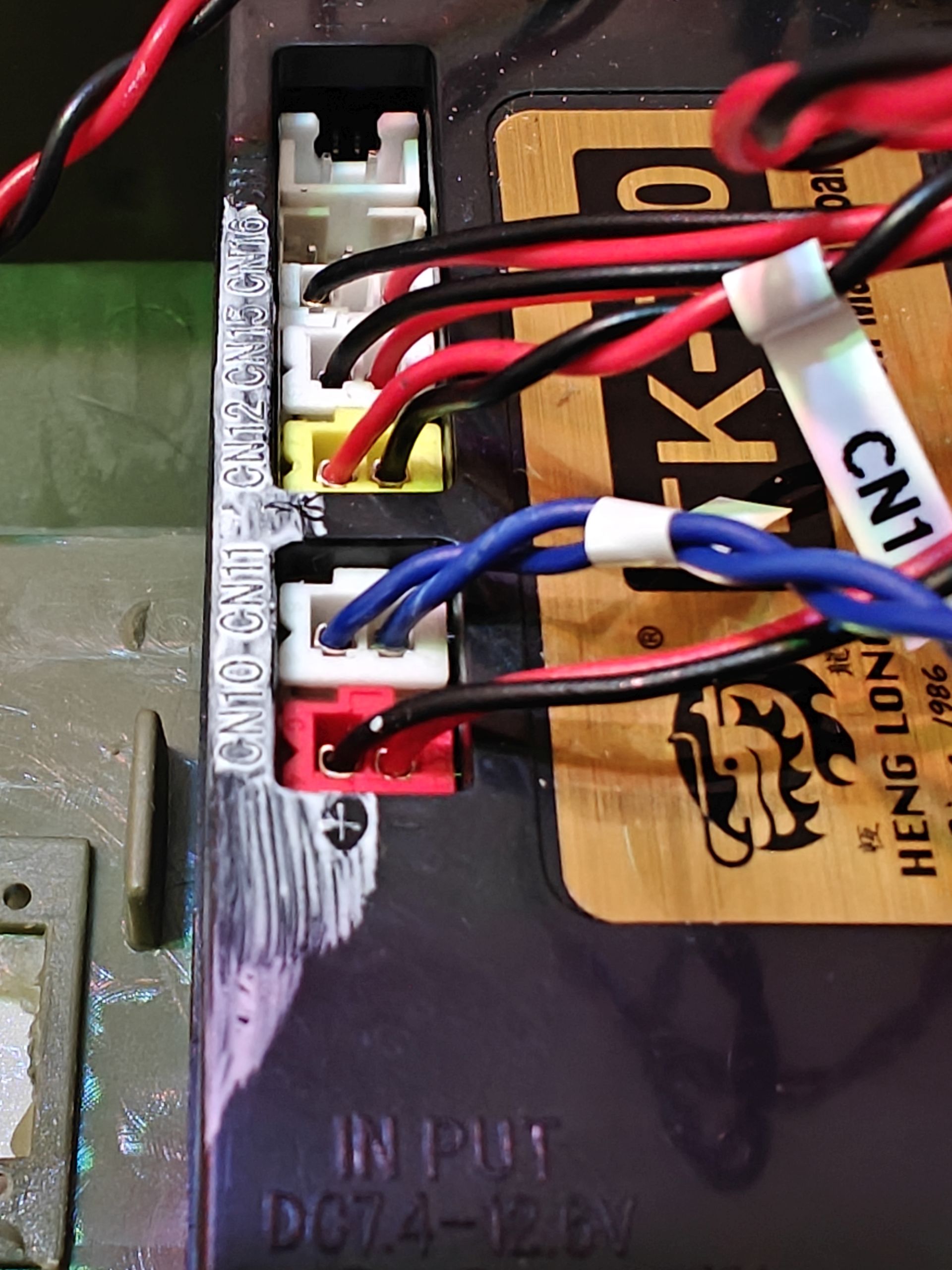 CN12 - connector polarity reversed?