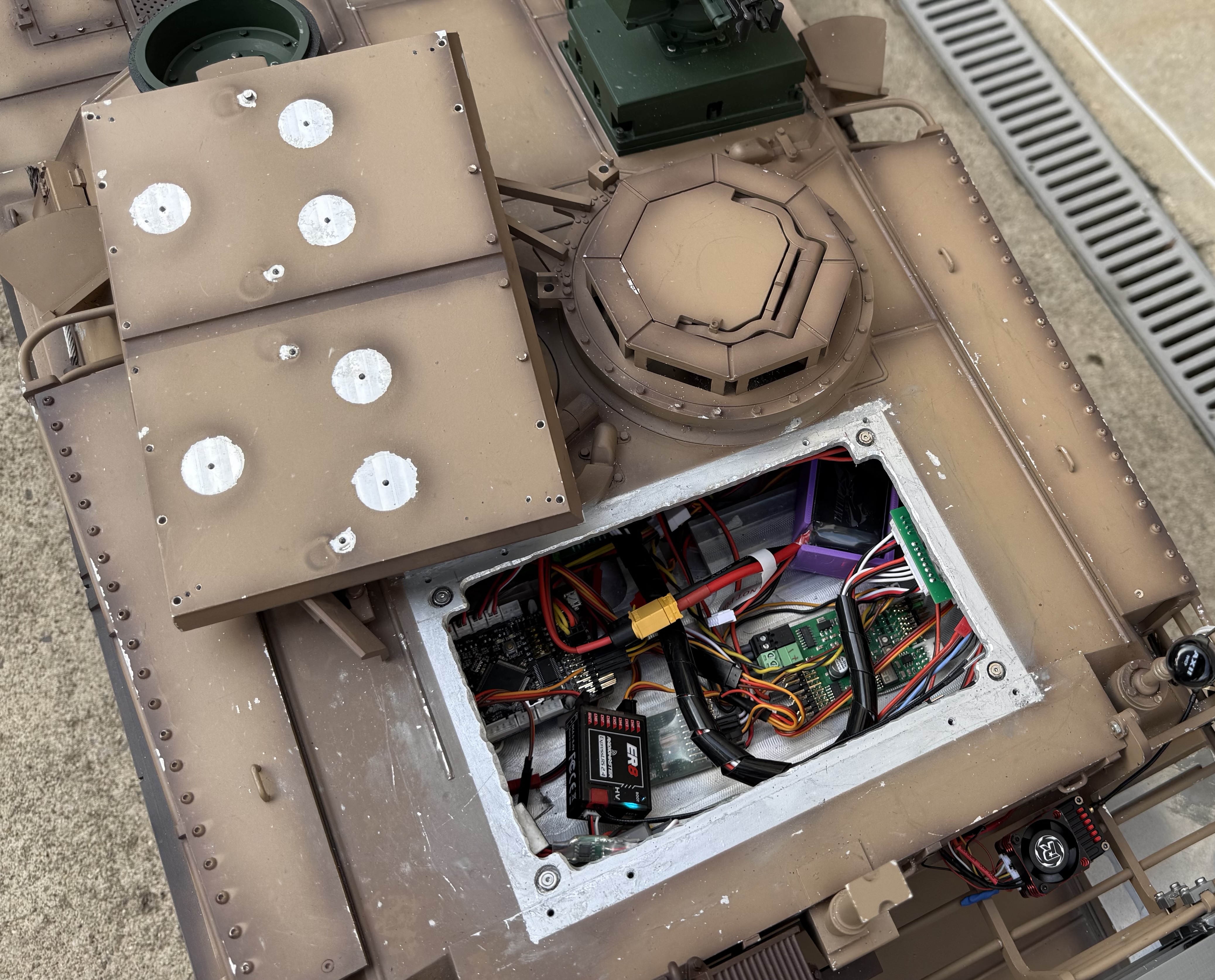 I made an easy access hole