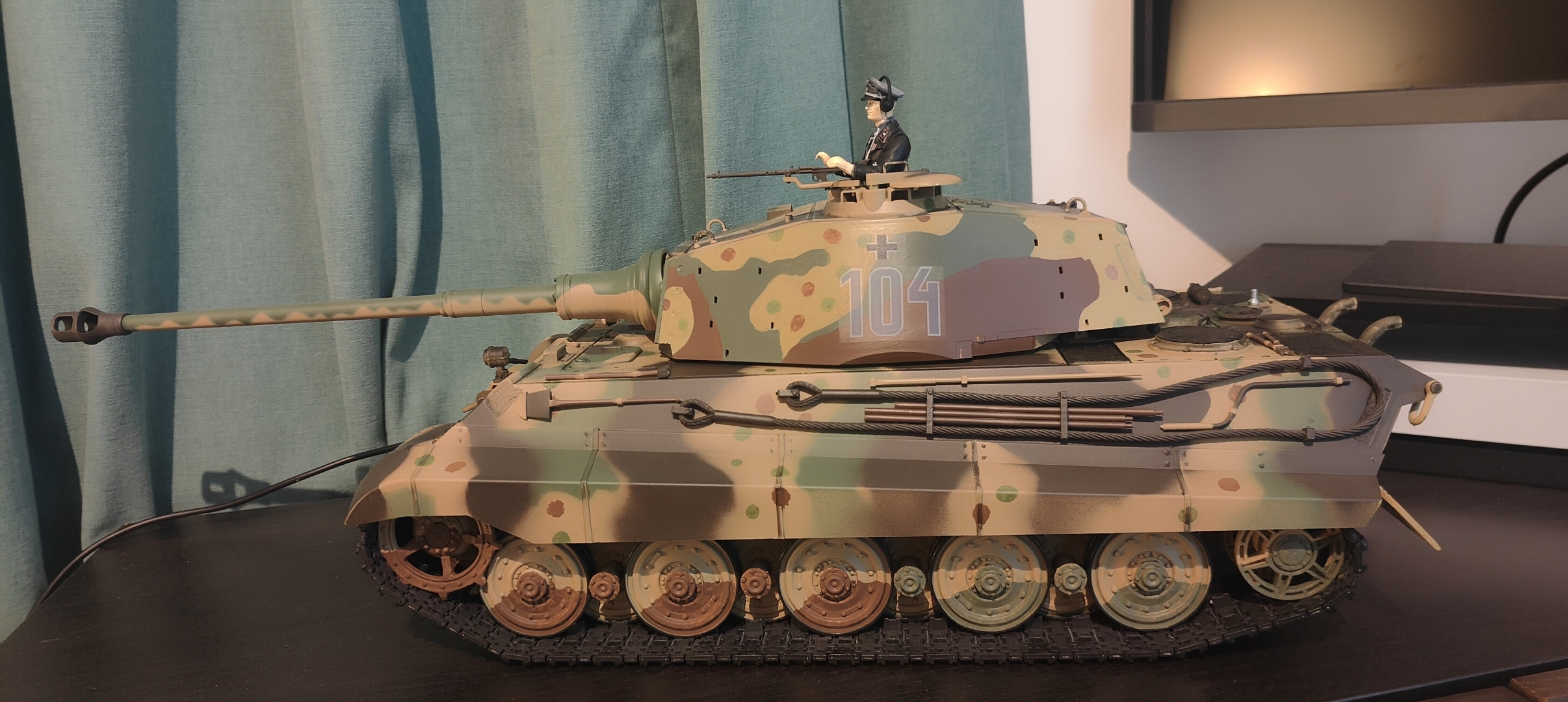 Some camo on the road wheels