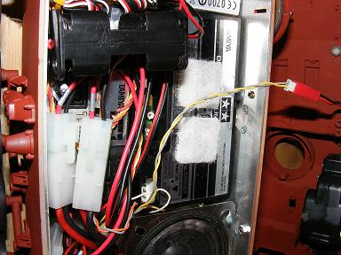 Some very untidy wiring sorry to say