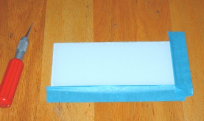 Lexan Taped to Surface