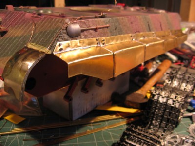 Out with copper, in with .015 brass sheet and soldered guides