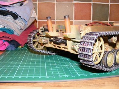 Late rear exhausts (scratch built from a pen )