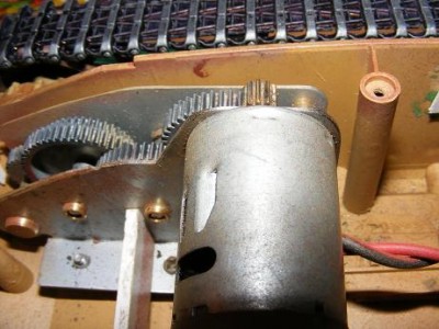 Other gearbox trimmed to fit