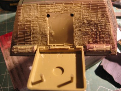 Hatch cutout to be done later for electronic switches..etc..