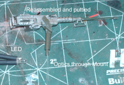 Reassemble the gun using CA