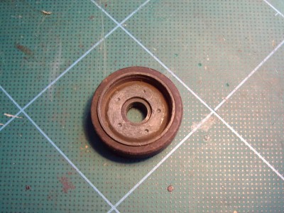 mark your wheel at 72 degs five times or 36 degs ten times as one mark will be for the holes and the other for the fins........