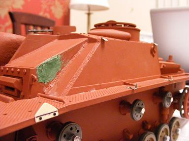 Side armour mounting points