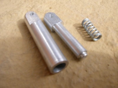 shocks in pieces made from solid aluminium bar