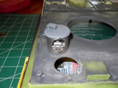 Hinge access opening