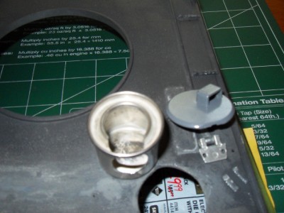 Lip notched for hinge clearance