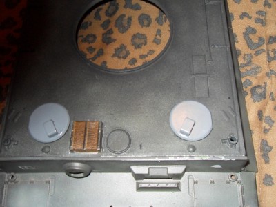 Metal hatches and Humbrol paint tins