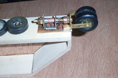 Completed prototype sitting on a sponson.