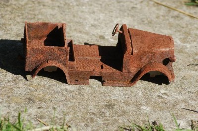 So there we go. REAL rust on plastic.