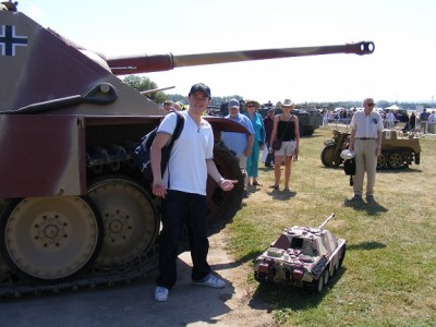 Alex with Jagdpanthers