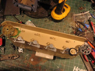 another view with Panzer III drive wheel