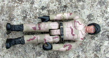 these guys have a screw in their back to take them apart and remove their legs