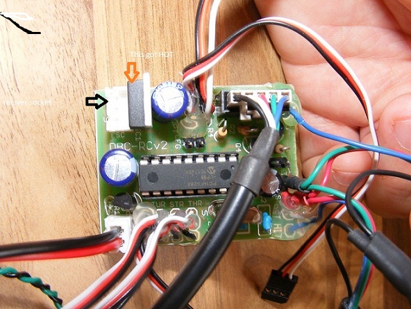 Component that got hot
