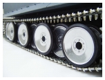 These are Mato Early Tiger Wheels note&gt;rubber lined and 16 wheels per side