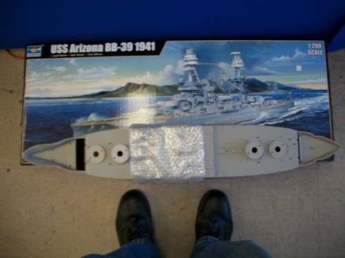 U.S.S. Arozona Battleship 1 200 scale 021.JPG