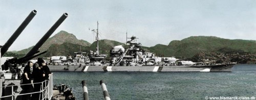 Bismarck before sortie