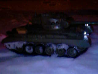 This is a picture of my Heng Long M26 out in the snow last January. Sorry it is a bit dark.
