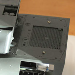 Molded vent textured.