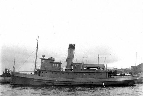 typical steam tug