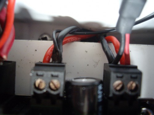 Smoker wires on RH motor and fan neg wire on LH motor