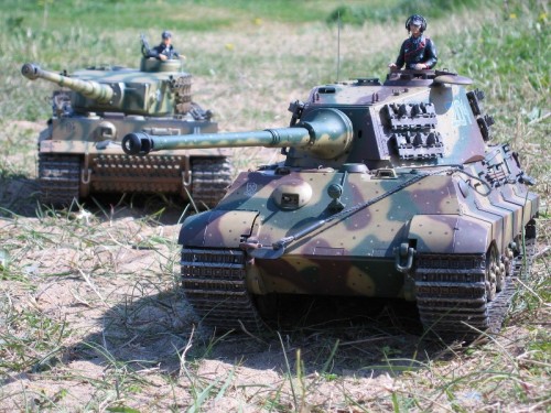 My mate Scott's Tiger 1 in the background