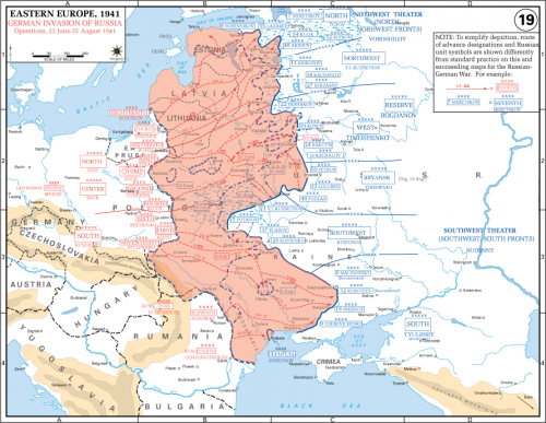 Operation Barbarossa Jine - August 1941 opening phase