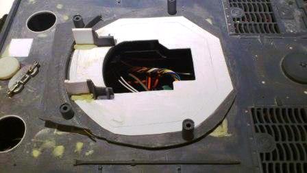 The remaining turret floor after the lower sides have been cut away and attached to the upper sides.JPG