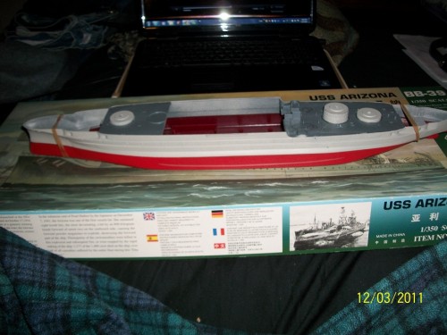 U.S.S.Arizona 1-350 scale hull paint stage 1 005.JPG