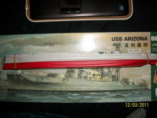 U.S.S.Arizona 1-350 scale hull paint stage 1 007.JPG