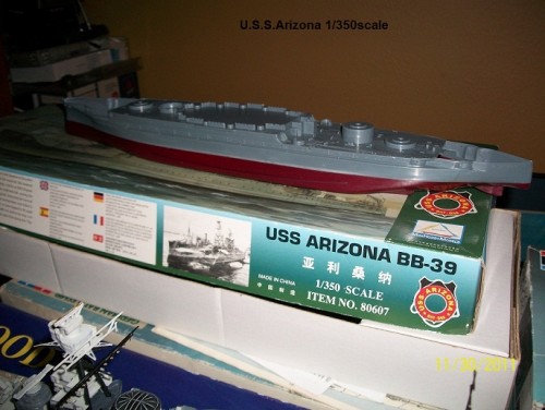 1/350 U.S.S.Arizona as moulded