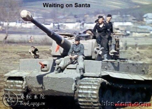 Waiting on Santa with the crew