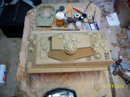 Base coat IV Shadow effect added