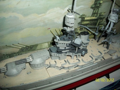 USS Arizona Boat Deck - Main Turrets 017.JPG