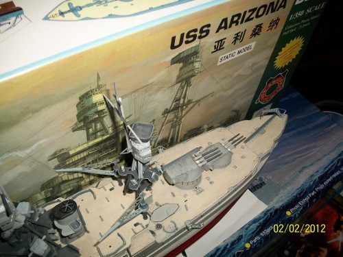 USS Arizona Boat Deck - Main Turrets 021.JPG