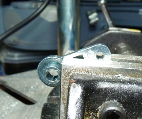 I used a machine vice and a dremel drill on a drill stand.