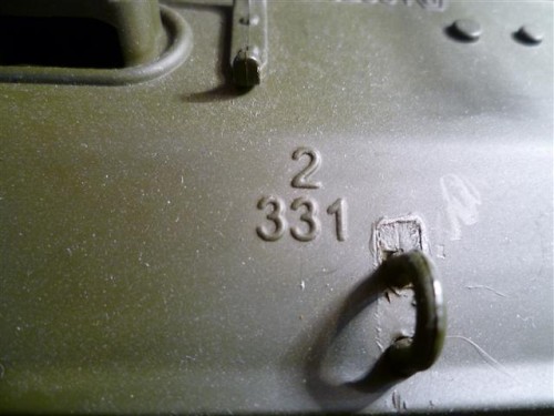 Part &amp; Serial Number On Turret By Front Lifting Ring