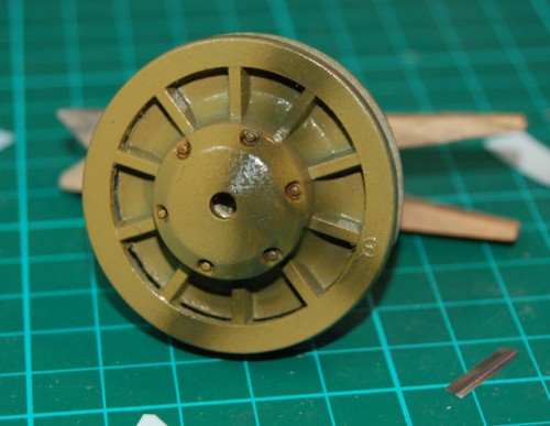 Painted Idler Wheel