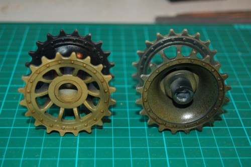Sprocket Wheels painted