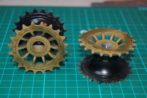 Sprocket Wheels painted again