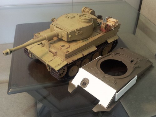 Starting a new project. Extra armour applied to the Sherman's upper hull.