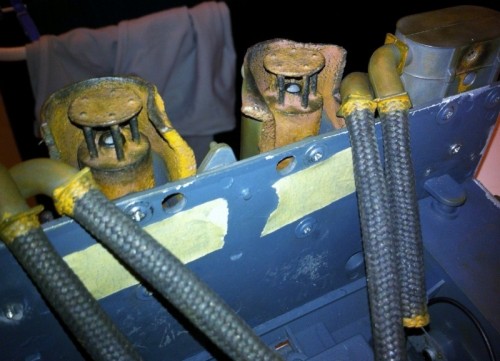 pipes and ex. system weathered