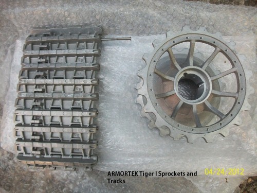 Armortek Drive Sprockets TIGER I and tracks