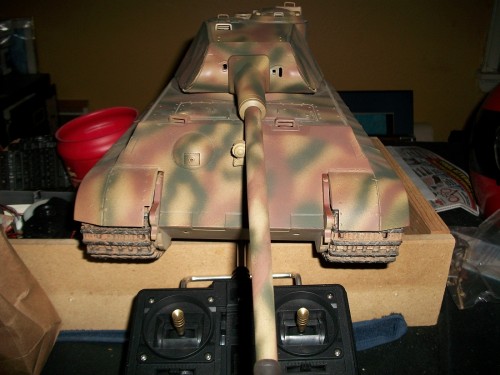 Good frontal overhead view